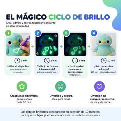 Peluche Creativo Brillante para Pintar
